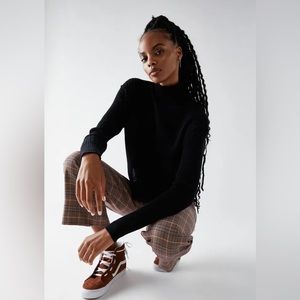 19. Free People Aubrey Cashmere Black